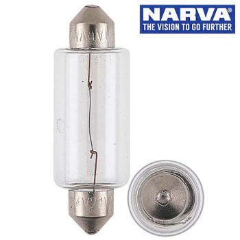 Narva 47272 - 24V 21W SV8-5.8 Festoon Globes (Box of 10)